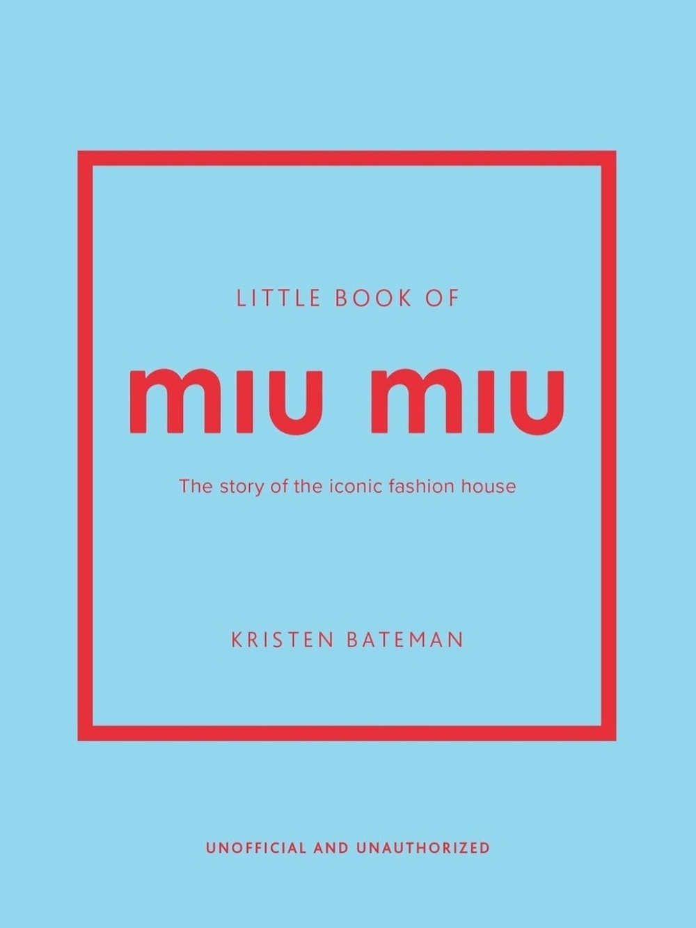 Little Book of Miu Miu — Light Blue & Red Cover